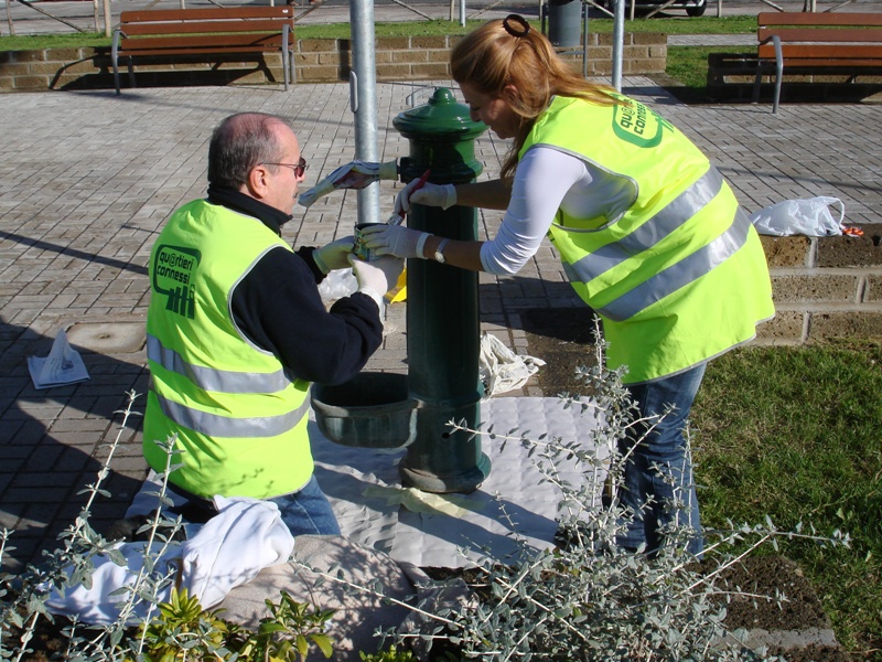 Lavori alla fontanella